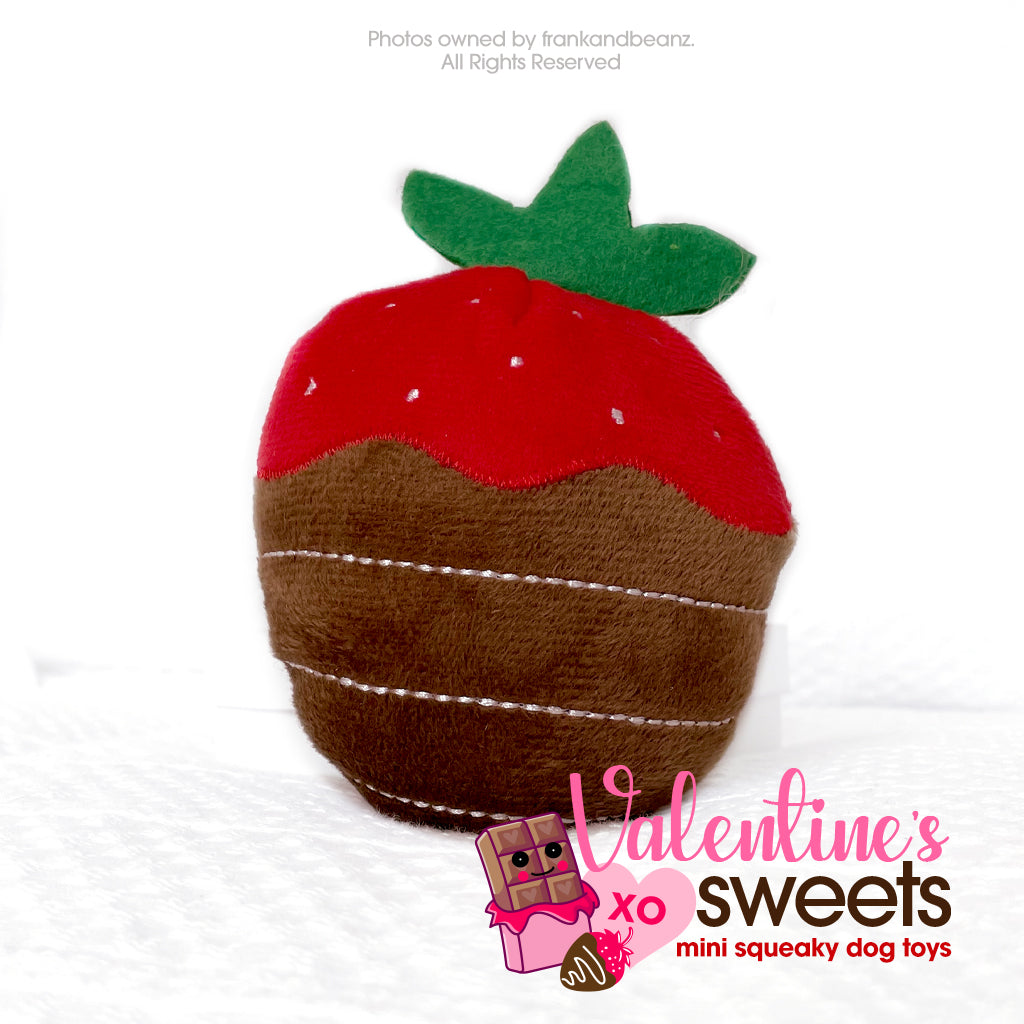 Valentines Day Plush Dog Toy Set for Small Dogs Squeaky