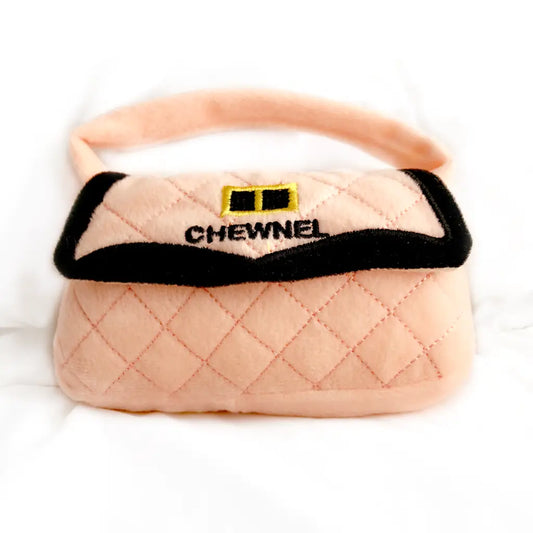 Chewnel Designer Purse Dog Toy Plush