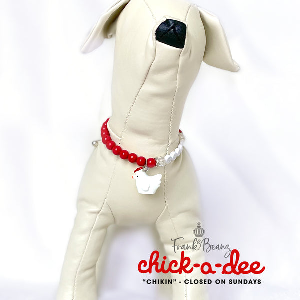 Chick-Fil-A Pet Necklace Dog Collar Cat Necklace Luxury Pet Jewelry