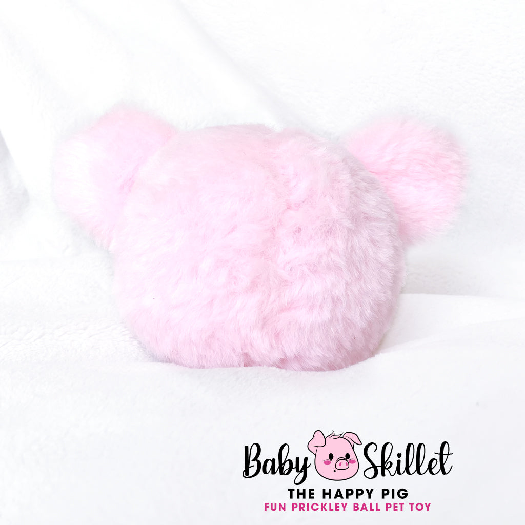 Baby Skillet the Pig Rough Play Squeaky Ball Dog Toys for Small Medium Dogs