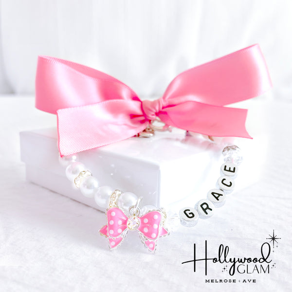 Melrose Ave. Hollywood Glam Personalized Dog Necklace Pet Jewelry