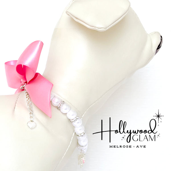 Melrose Ave. Hollywood Glam Personalized Dog Necklace Pet Jewelry