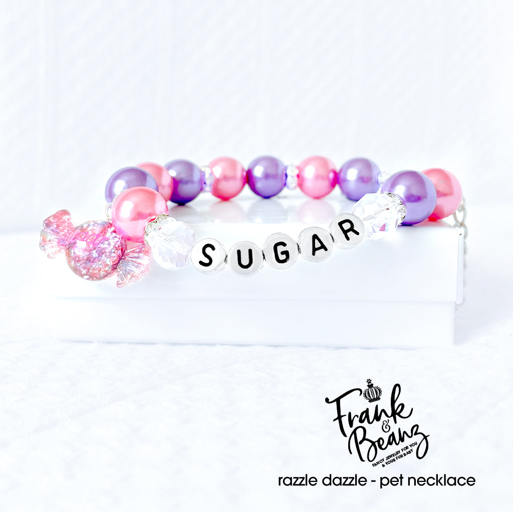 Gumball Pearl Dog Necklace Cat Necklace Luxury Pet Jewelry