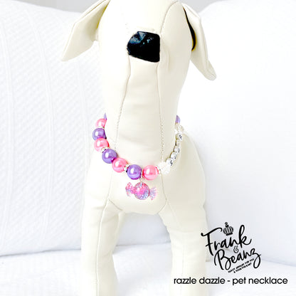 Gumball Pearl Dog Necklace Cat Necklace Luxury Pet Jewelry