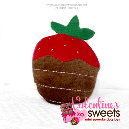 Valentines Day Plush Dog Toy Set for Small Dogs Squeaky
