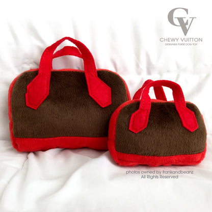Chewy Vuitton Purse Dog Toy