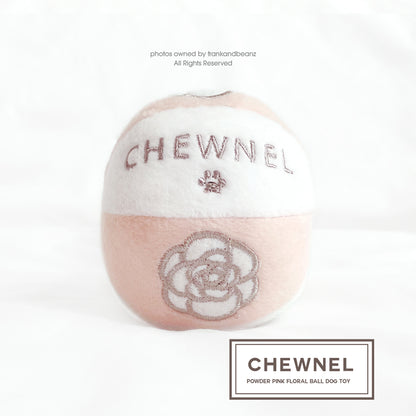 Chewnel Blush Plush Pink Dog Bone Dog Toy