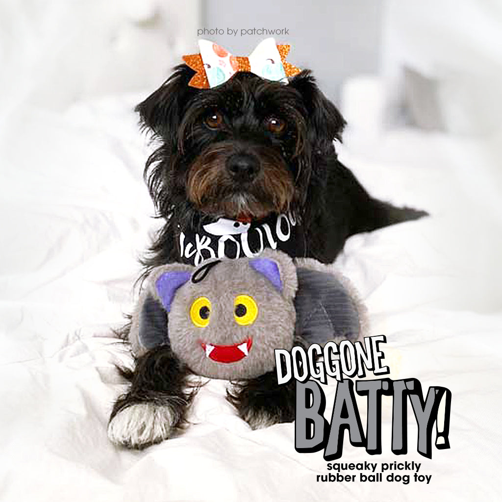 Doggone Batty Prickly Ball Fun Rough Play Dog Toys