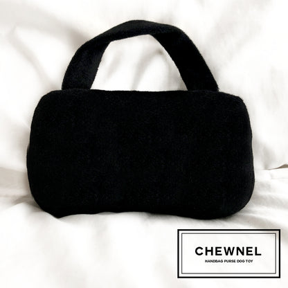 Chewnel Black & White Flower Designer Dog Purse