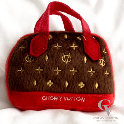 Chewy Vuitton Purse Dog Toy