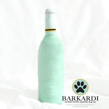 Barkardi Cocktail Bottle Dog Toy