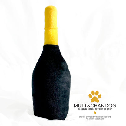 Mutt & Chandog Cocktail Bottle Dog Toy