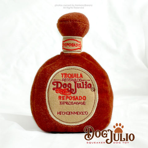 Dog Julio Tequila Bottle Dog Toy
