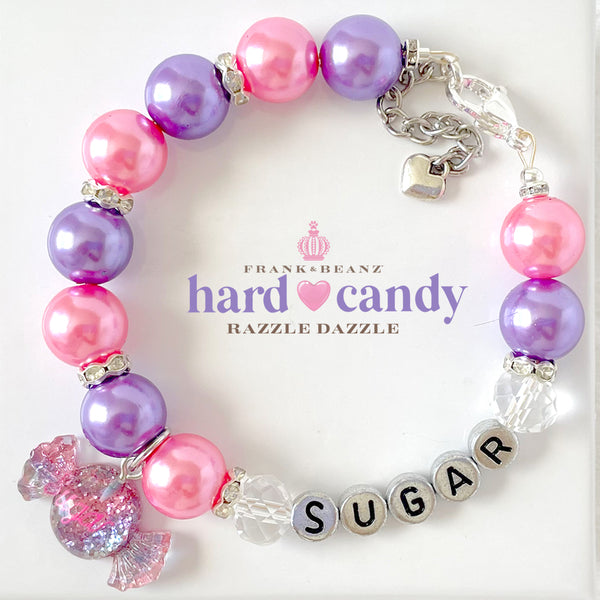 Razzle Dazzle Hard Candy Dog Necklace Luxury Pet Jewelry