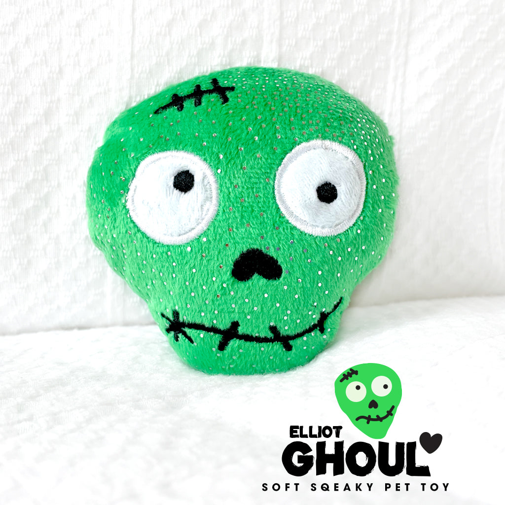 Elliot Ghoul Small Squeaky Dog Toy