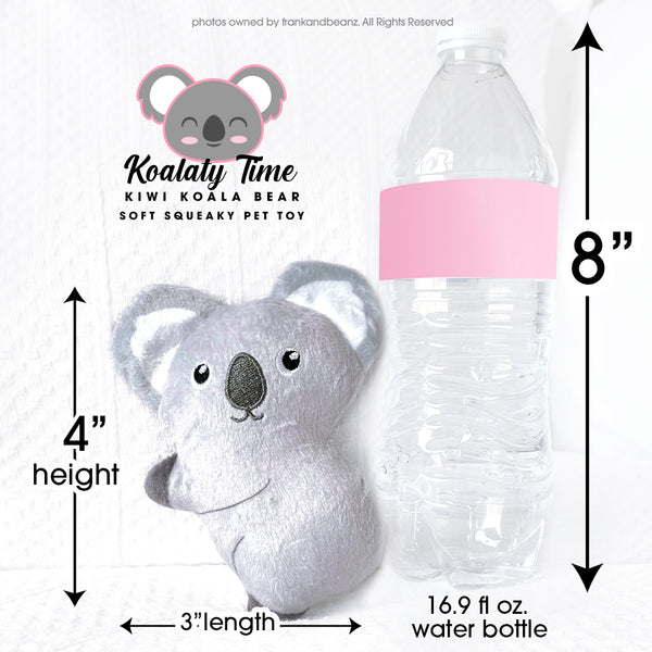 Kiwi the Koala Bear Mini Squeaky Dog Toys Small Plush Pet Toys