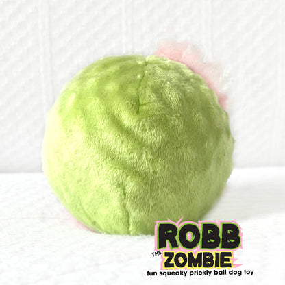 Robb the Zombie Rough Play Dog Toy Squeaky Ball Pet Toys