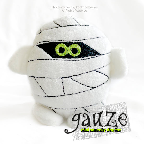 Gauze the Mummy Mini Dog Toy