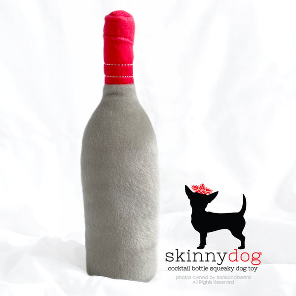 Skinny Dog  Margrrrrita Cocktail Bottle Dog Toy