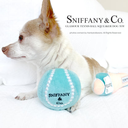 Sniffany Petite Glam Tennis Ball Dog Toy