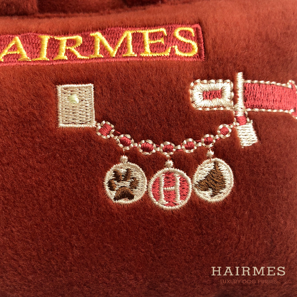 Hairmes Dog Toy Designer Purse Plush