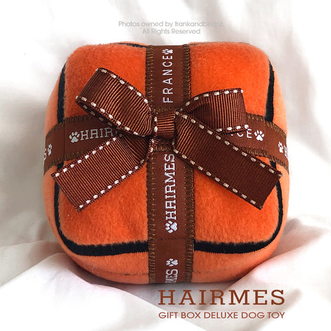 Hairmes Designer Gift Box Dog Toy