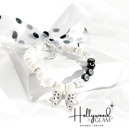 Rodeo Drive Hollywood Glam Pearl Dog Necklace Fancy Pet Jewelry