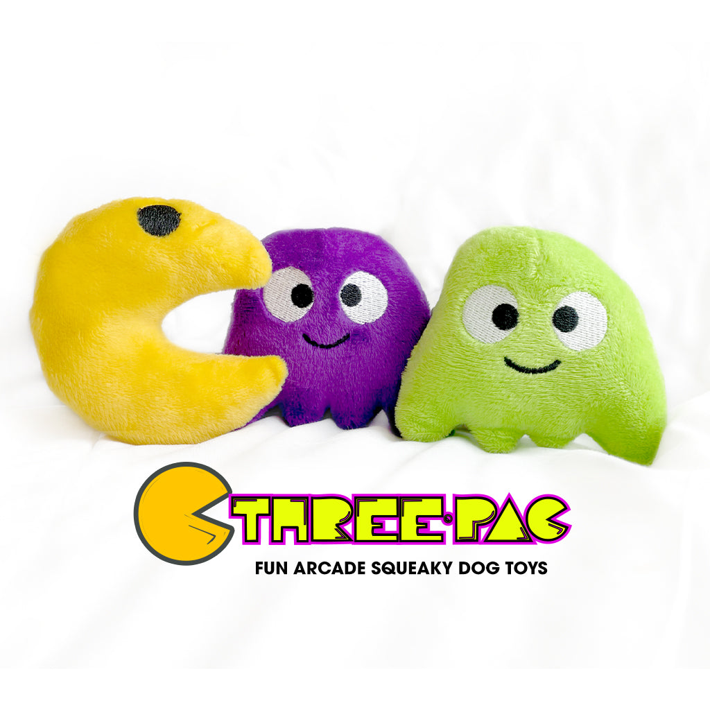 Flashback to the 80's Arcade Mini Dog Toys for Pets
