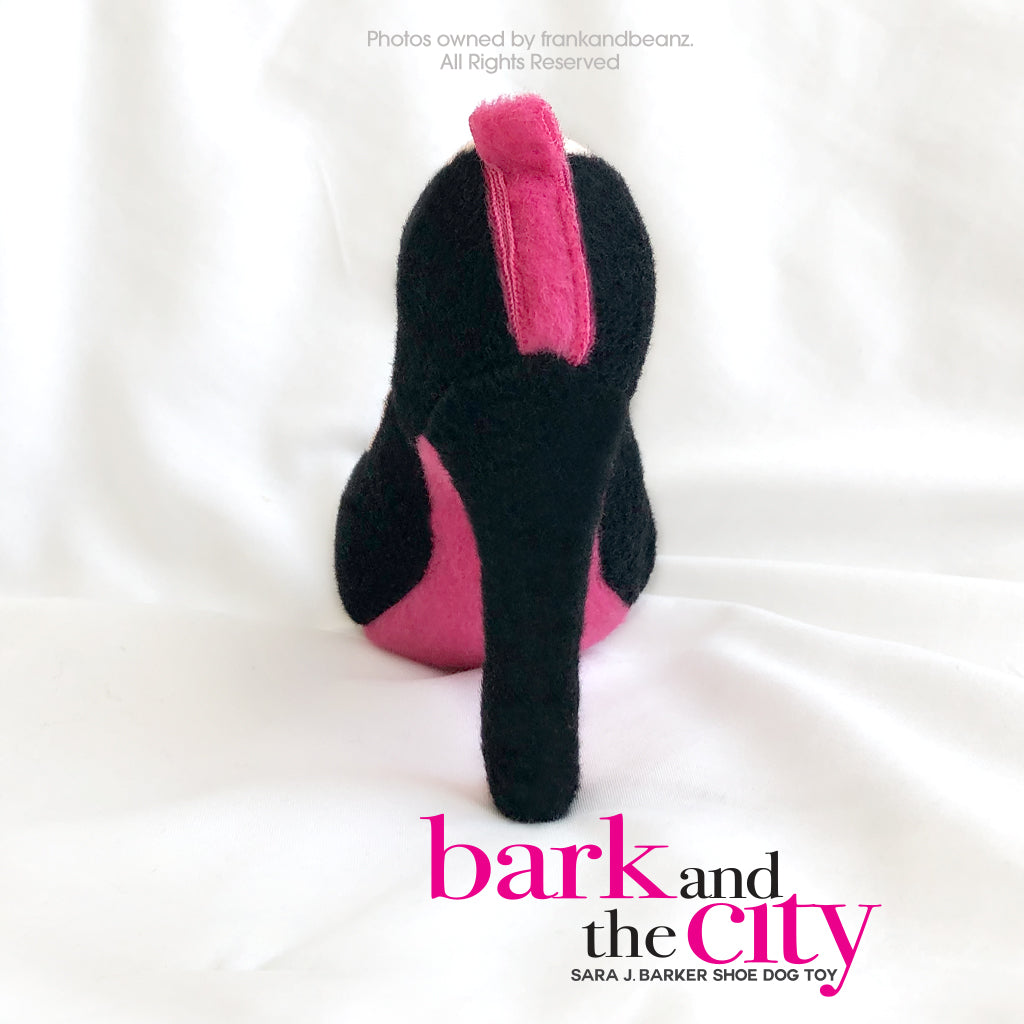 Bark and the City Petite Mini Heel Shoe Dog Toy
