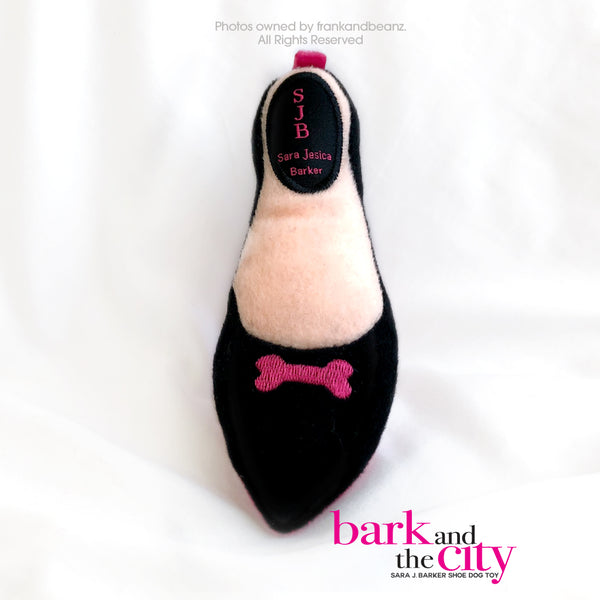 Bark and the City Petite Mini Heel Shoe Dog Toy