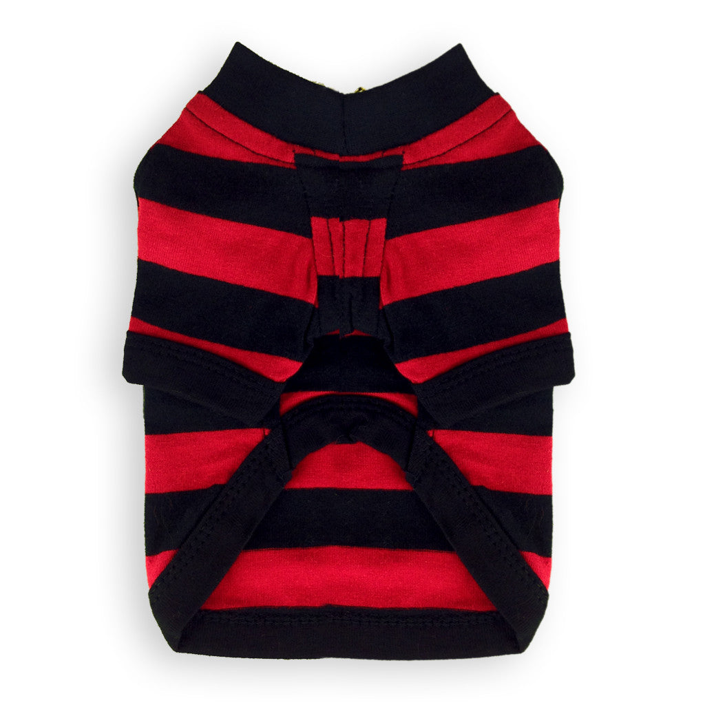 Yappy Yacht Club - The Gondolier Striped Dog Shirt