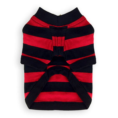 Yappy Yacht Club - The Gondolier Striped Dog Shirt